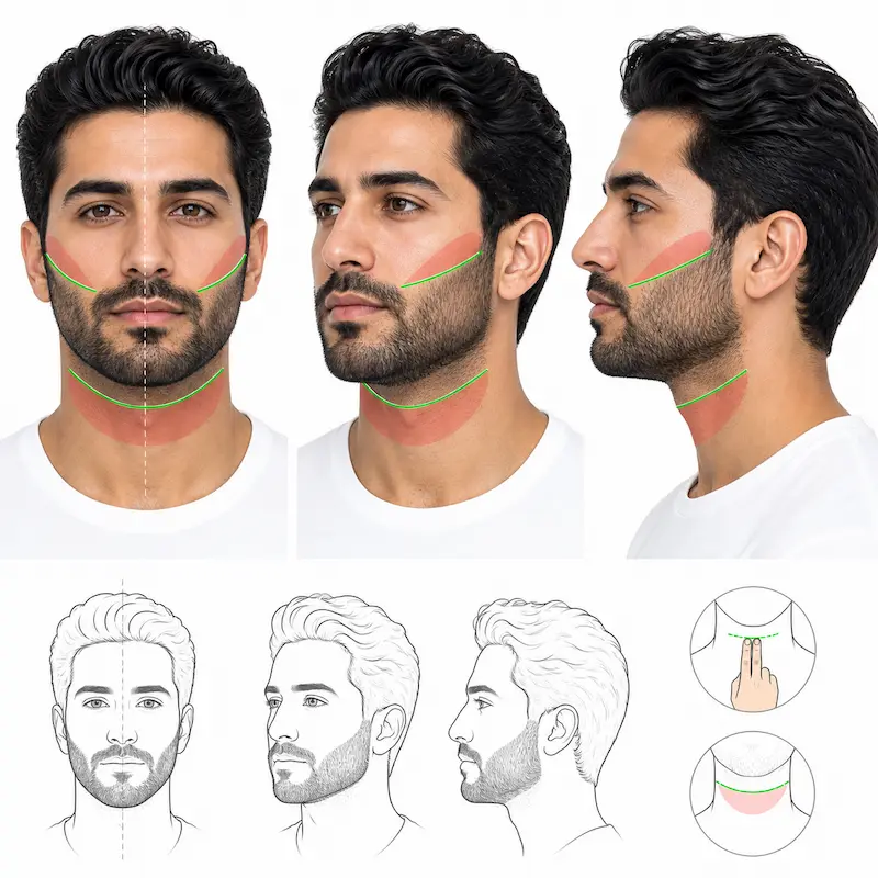 آموزش خط گرفتن ریش در خانه