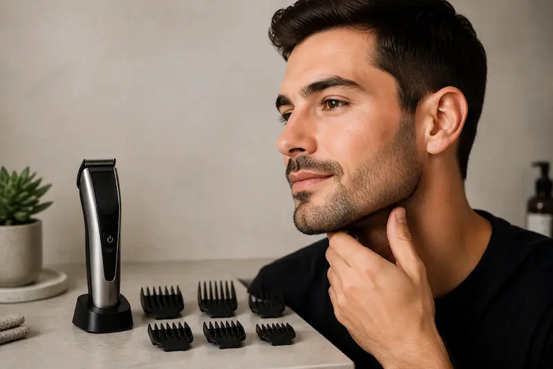 بهترین شماره شانه برای ته‌ریش