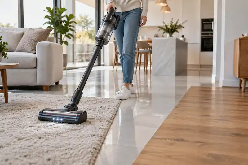 جارو شارژی برای فرش خوبه؟ بررسی عملکرد روی فرش، سرامیک و پارکت