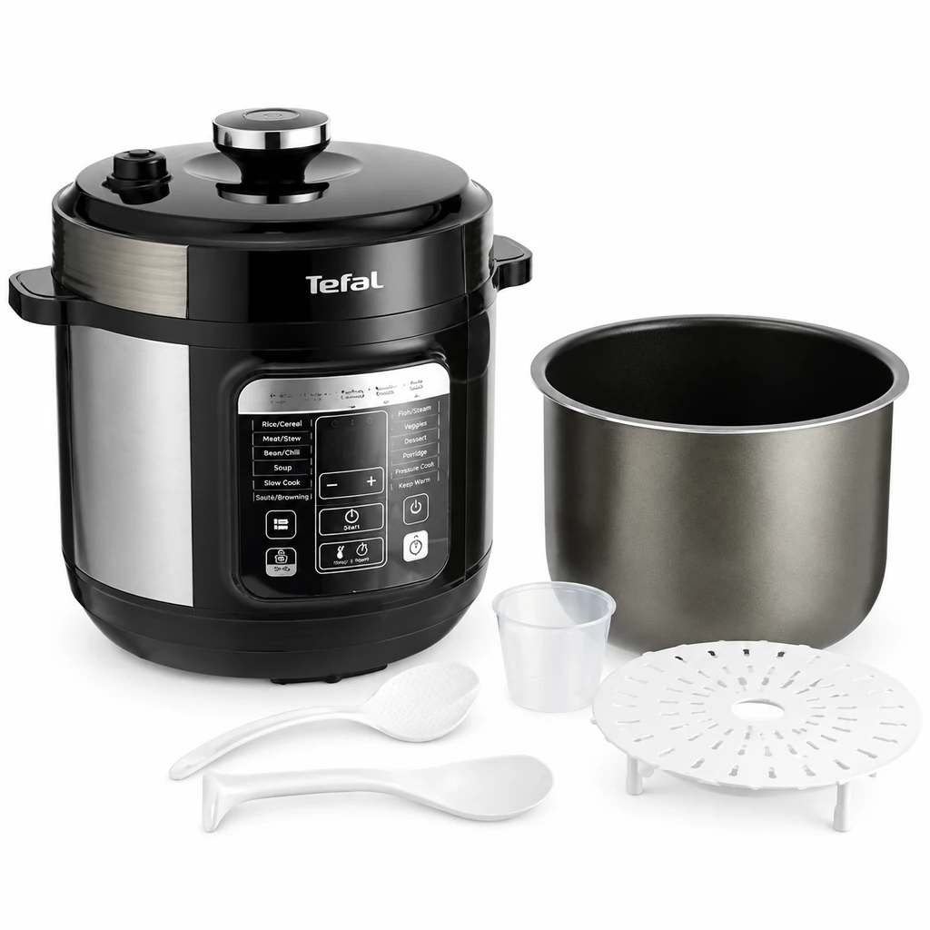 مولتی‌کوکر و زودپز برقی تفال مدل CY601 | Tefal Home Chef Smart
