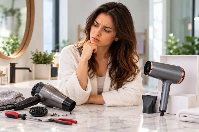 آیا تعمیر سشوار به‌صرفه است یا بهتر است سشوار جدید بخریم؟
