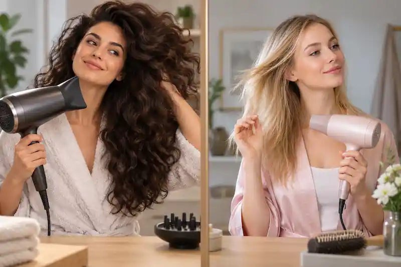 برای موهای نازک سشوار چند وات خوبه؟ برای موهای پرپشت سشوار چند وات مناسب است؟
