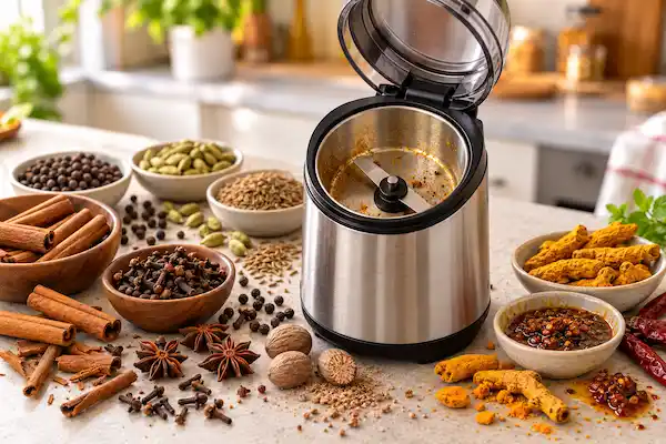 چه ادویه‌هایی ممکن است به آسیاب قهوه آسیب بزنند؟